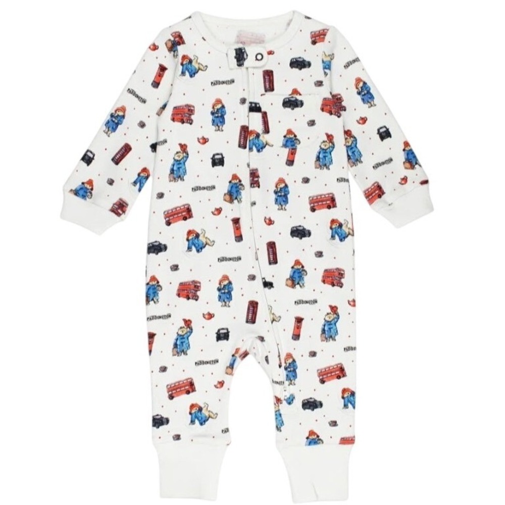 L'ovedbaby London Paddington Organic Cotton 2Way Zipper Romper SpecEdition 12-18